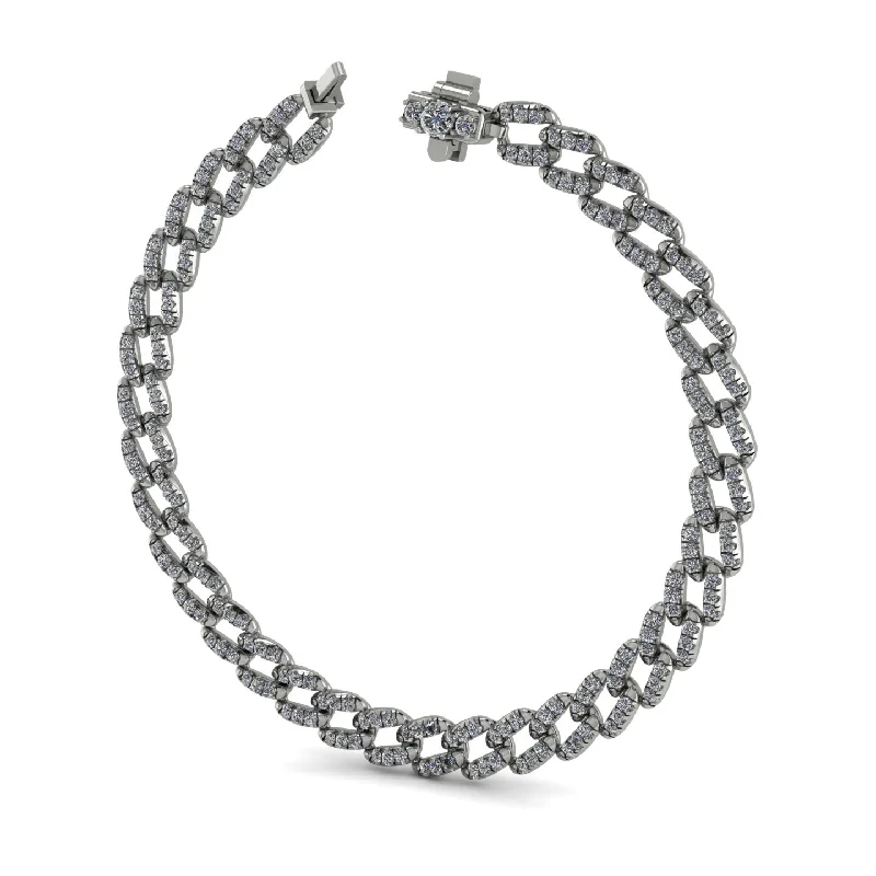 Cuban Diamond Necklace  - Clarissa No. 3