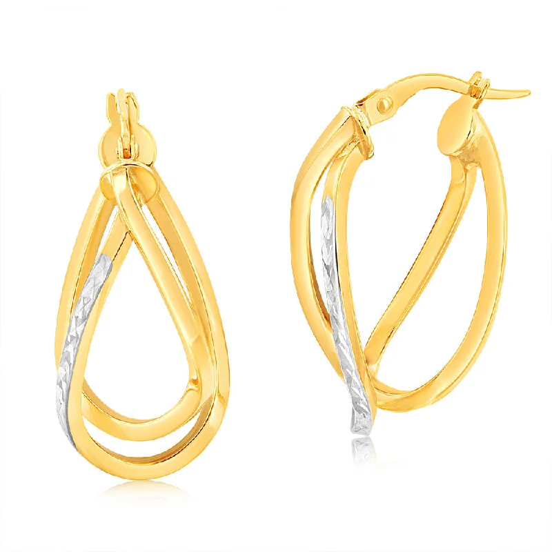 Minimalist Earrings For Everyday Style-9ct Yellow Gold Fancy Earrings