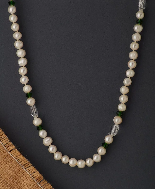 Graceful Bead & Pearl Necklace