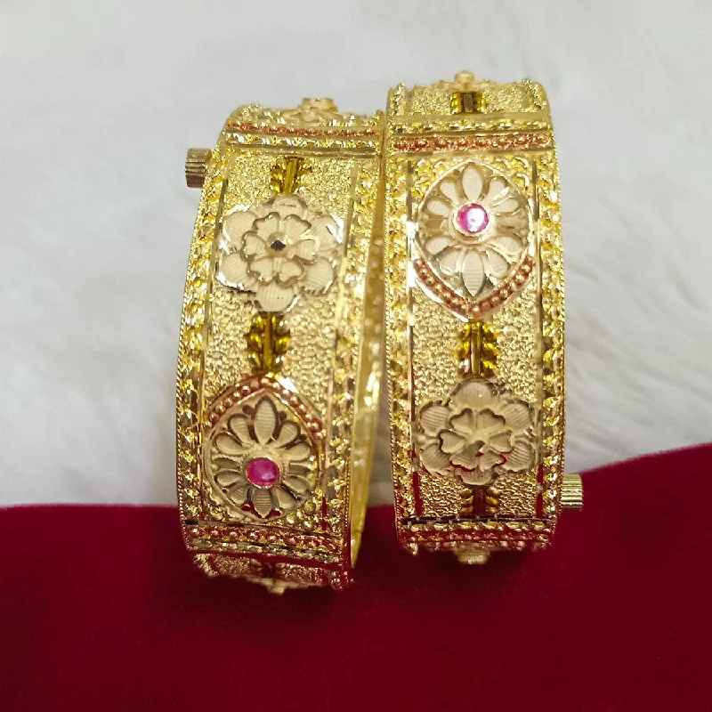 Stunning Stackable Bangles For Layered Fashion-Pari Art Jewellery Forming Openable Bangles Set