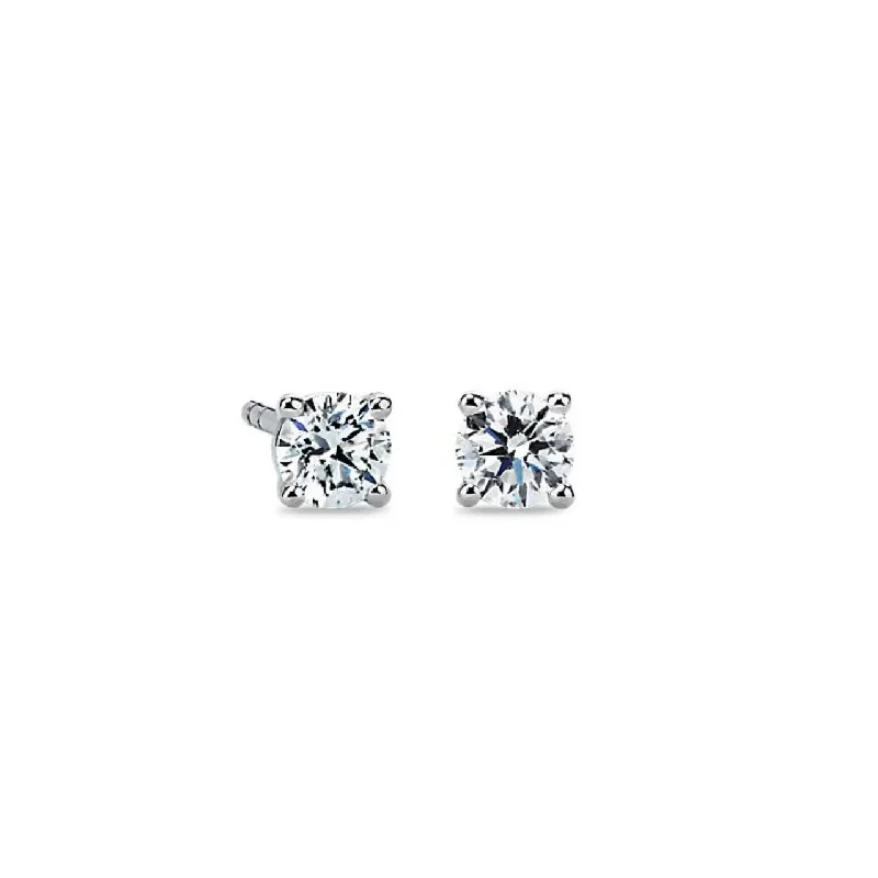 Stylish Earrings For Night Events-Natural Brilliant Cut Diamond Stud Earrings