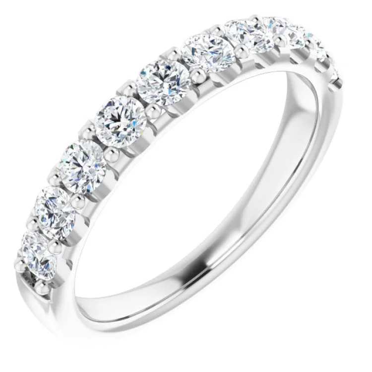 Timeless Wedding Rings For Classic Couples-14K White 3/4 CTW Lab-Grown Diamond Anniversary Band