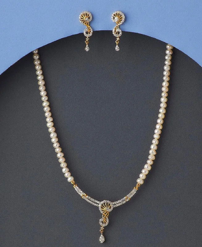 Mangalsutra Design Pearl Necklace Set