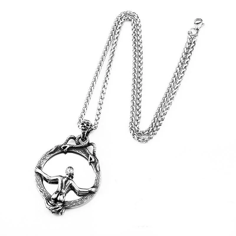 Men's Witch Mirror Medusa Necklaces