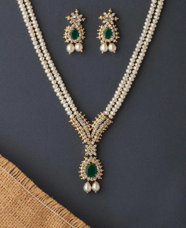 Gorgeous Real Pearl Necklace Set