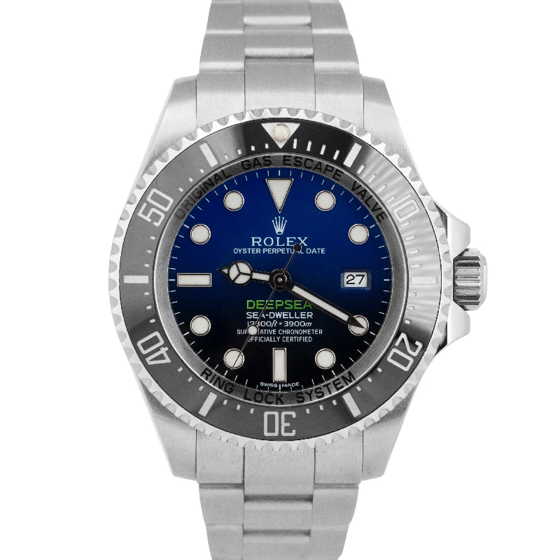 Stunning Women’s Watches With Sparkling Details-MINT Rolex Sea-Dweller Deepsea JAMES CAMERON Blue Stainless 116660 44mm BOX