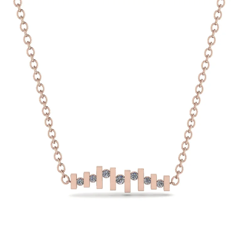 Bars Diamond Necklace - Mercy No. 2