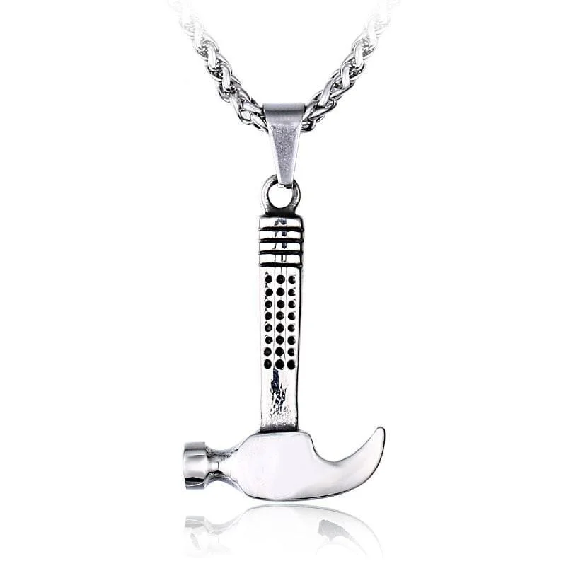 Men's Punk Hammer Necklace