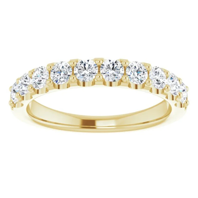 Beautiful Ruby Rings For Special Occasions-14K Yellow 3/4 CTW Lab-Grown Diamond Anniversary Band