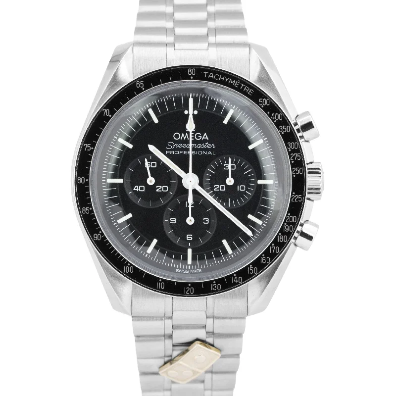 Timeless Swiss Watches For Luxury Appeal-NEW PAPERS Omega Speedmaster Moonwatch DOMINO 42mm Steel 310.30.42.50.01.001 BOX