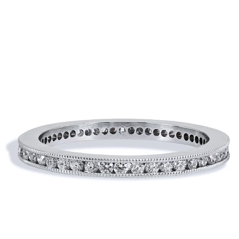 Unique Diamond Rings For Bold Statements-Brilliant Cut Diamond Band Ring