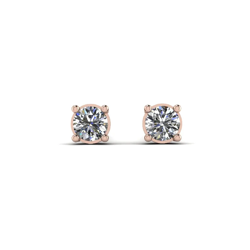 Luxury Earrings For Bridal Fashion-Minimalist Diamond Earrings - Myla No. 2