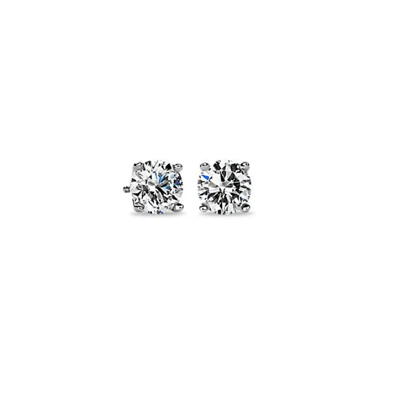 Classic Hoop Earrings For Timeless Style-Natural Brilliant Cut Diamond Stud Earrings