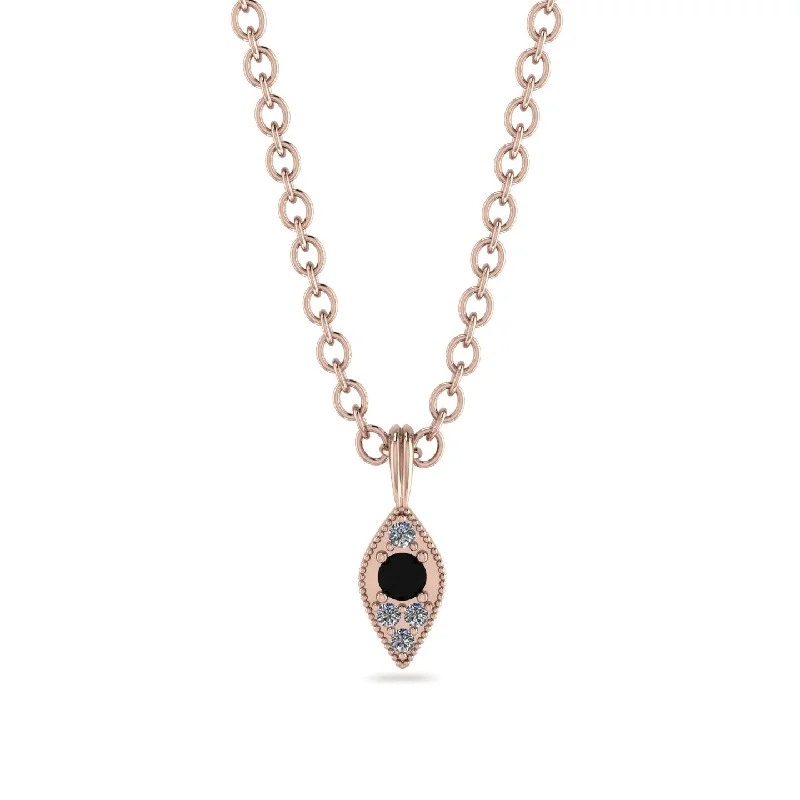 Milgrain Diamond Necklace - Jessie No. 8