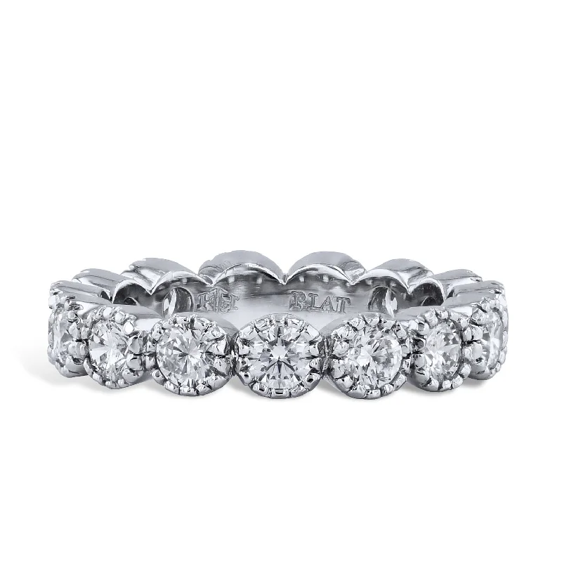 Gorgeous Engagement Rings For Memorable Proposals-1.78 Carat Diamond Ten Prong Band Ring