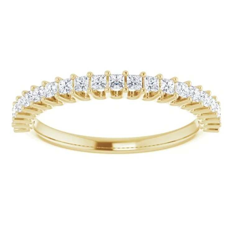 Stunning Gold Wedding Bands For Timeless Style-14K Yellow 1/3 CTW Lab-Grown Diamond Anniversary Band