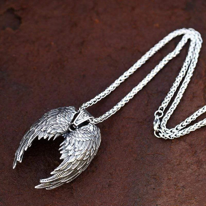 Men's Punk Wing Necklace