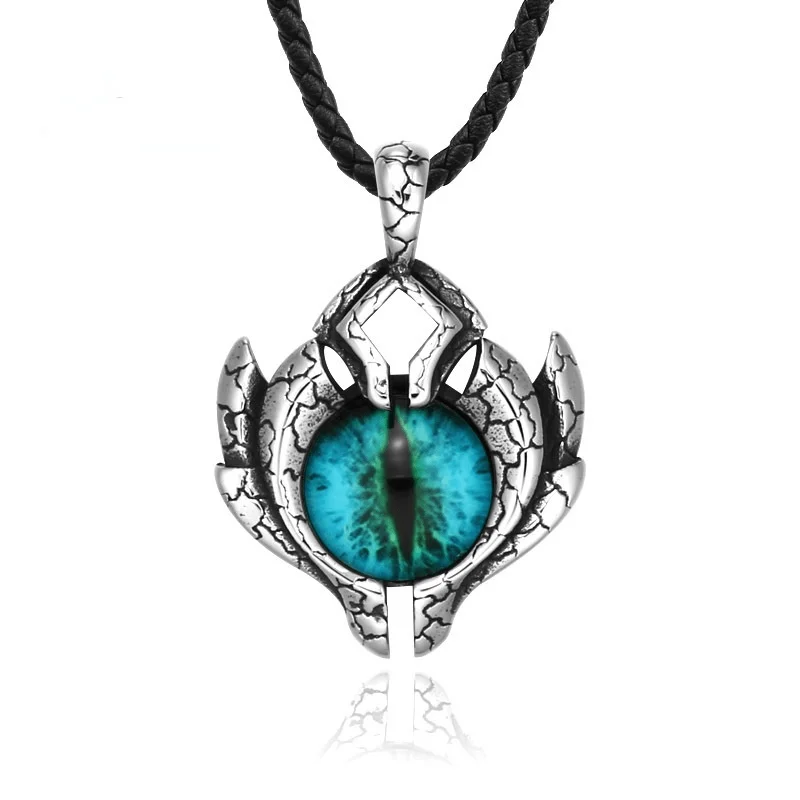 Men's Punk Devil's Eye Necklace