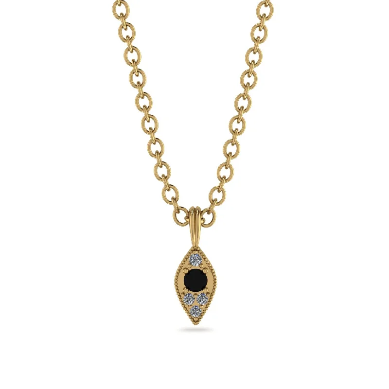 Milgrain Diamond Necklace - Jessie No. 7